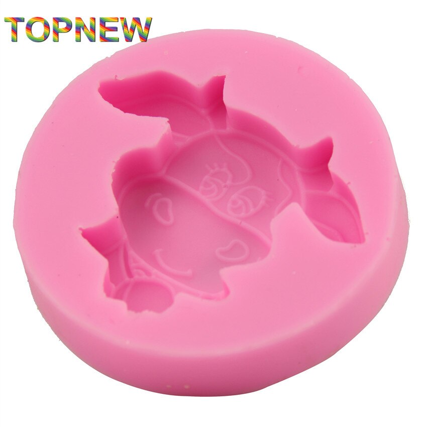 Siliconen mal in de vorm van een dierenriemkoe, doe-het-zelf taartbakgereedschap, fondant, chocolade, snoep, geleivorm 1878