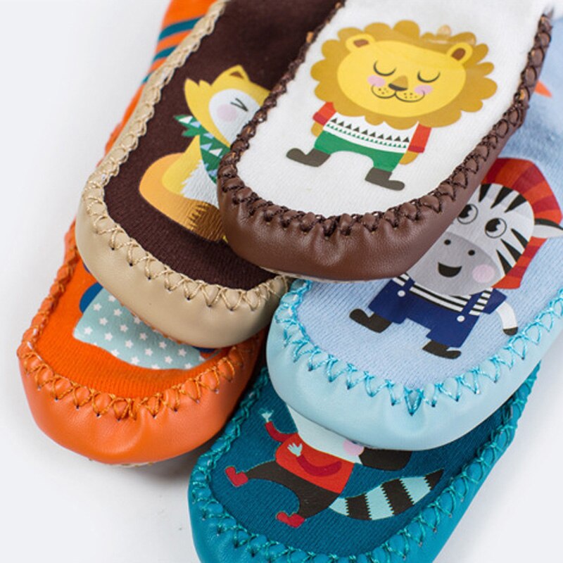Baby Peuter Sokken En Schoenen Antislip Zachte Bodem Kids Zachte Sokken Katoen Mode Voor Jongen En Meisjes Kinderen Footwear In Een