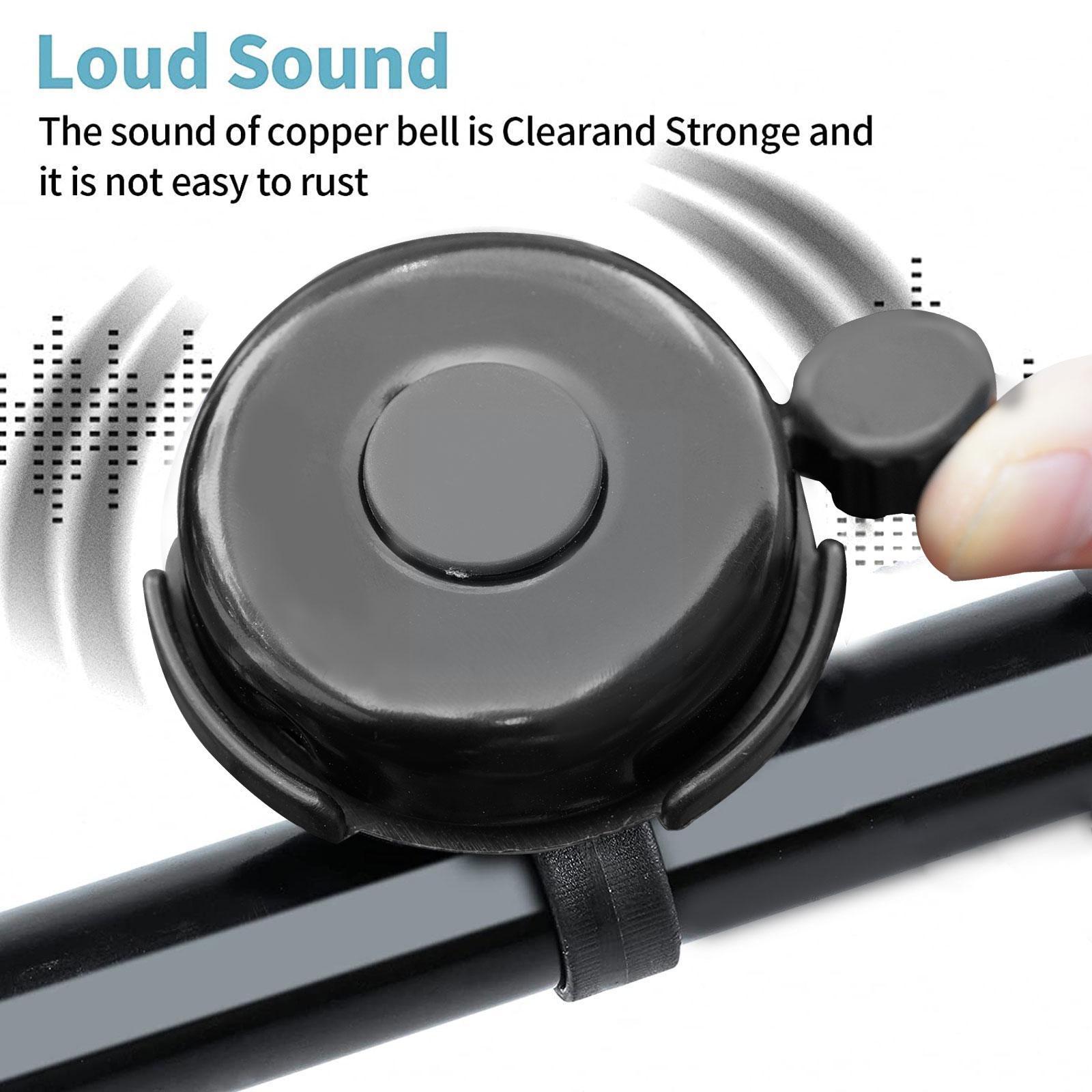 Timbre de aluminio para bicicleta de montaña y carretera, alarma de sonido para manillar de Ciclismo de seguridad, llamada para bicicleta, accesorios para bicicleta T7X8