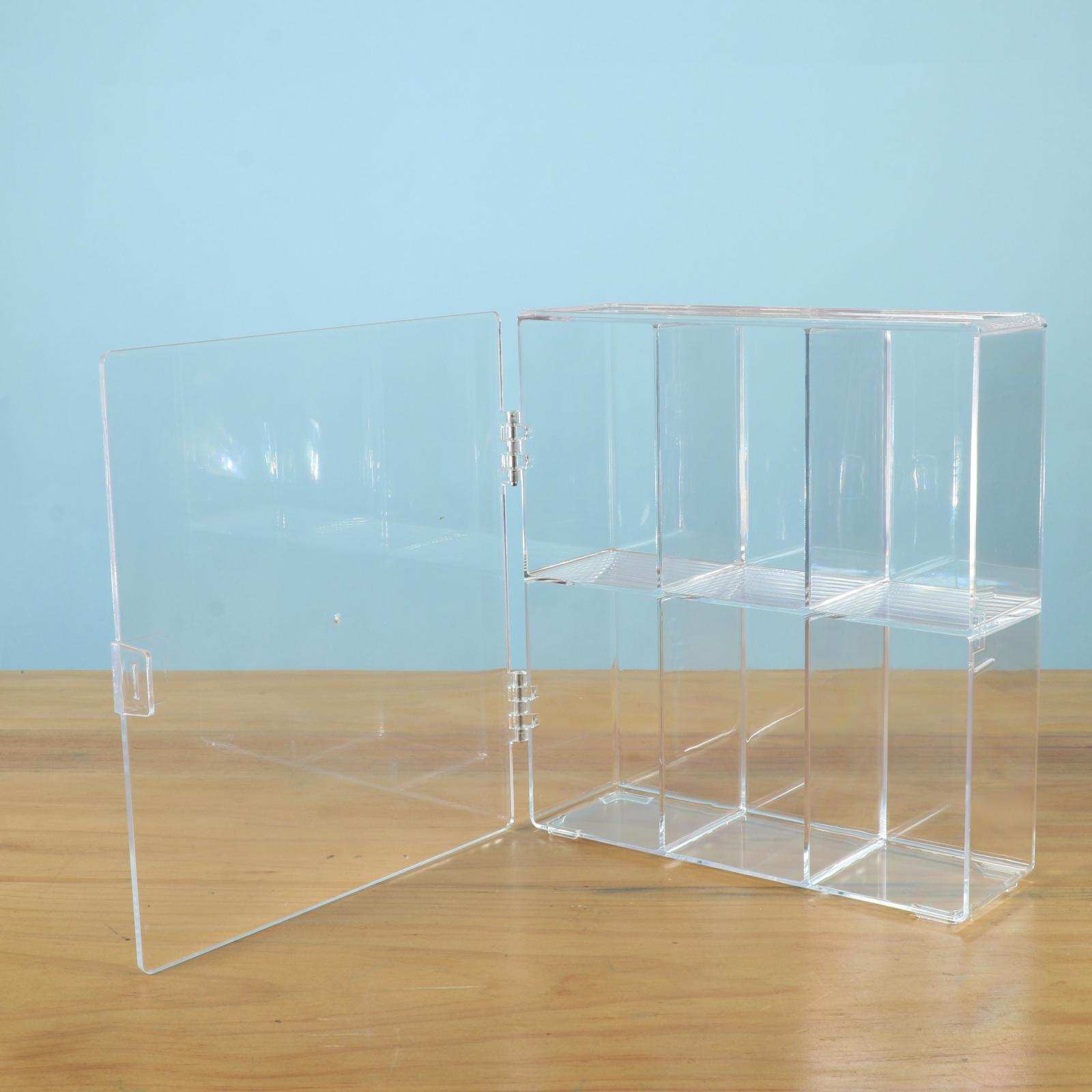 Acrylic Display Rack 6 Shelves Multi-Layer Protection Storage Box for