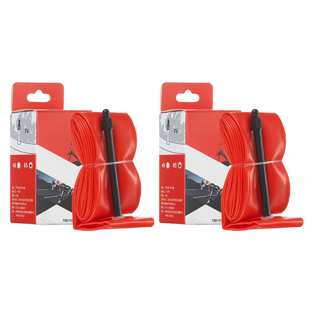 1 par ultralett melonsykkelslange til motorvei og terrengsykkel, dysedekk, slangedeler til terrengsykling