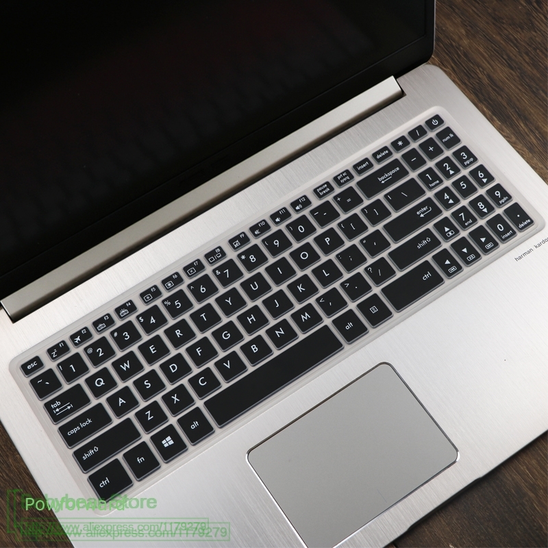 Laptop klawiatura notebooka pokrywa pokrowiec ochronny ze skóry dla Asus NX580 NX580VD NX580VD7700 NX580v N580VD/M580 X570ZD yx570ud YX570 2018: black