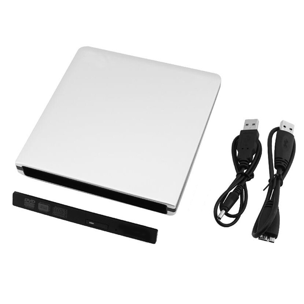 12.7Mm Usb 3.0 Externe Optische Drive Behuizing Sata Blu-Ray Dvd/Cd Drive Case Voor Laptop Win Xp/7/8/10 Mac Os Zonder Drive