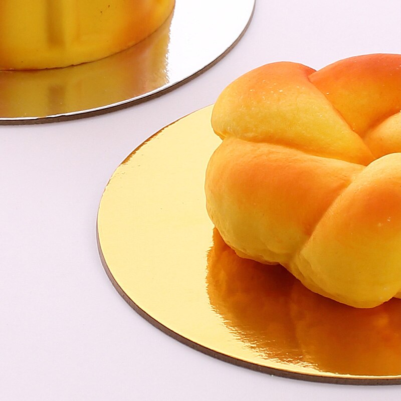 18Stck Goldene Silber Runde Kuchen Kreis Karton Kuchen Schlagzeug Kuchen Basis Platte Bord Plattenspieler Backen Werkzeuge