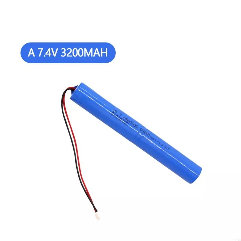 N84A 7,4 V 18650 Akku 3200mAh/2600mAh/2000mah wiederaufladbare Batterien: Licht Grau