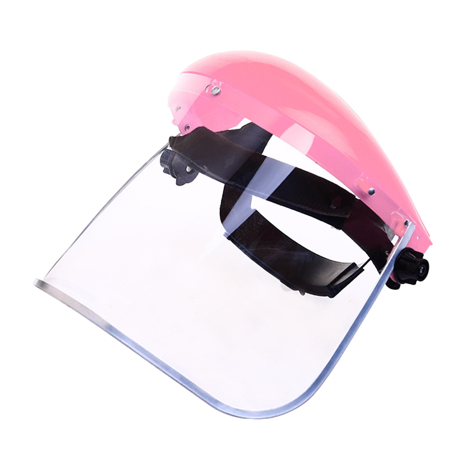 Safety Face Shield Adjustable Protective Welding Headgear for Men and Women: pink