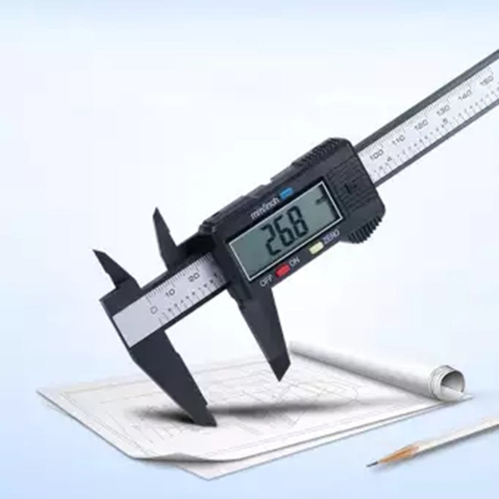 Electronic Digital Display Vernier Caliper 0-150Mm Plastic Digital Display Caliper Measurement Tool Inner Diameter