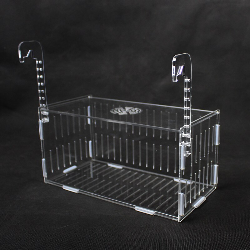 Caja de aislamiento para acuario, recipiente acrílico para incubar peces, 1 unidad: 20x10x10cm h