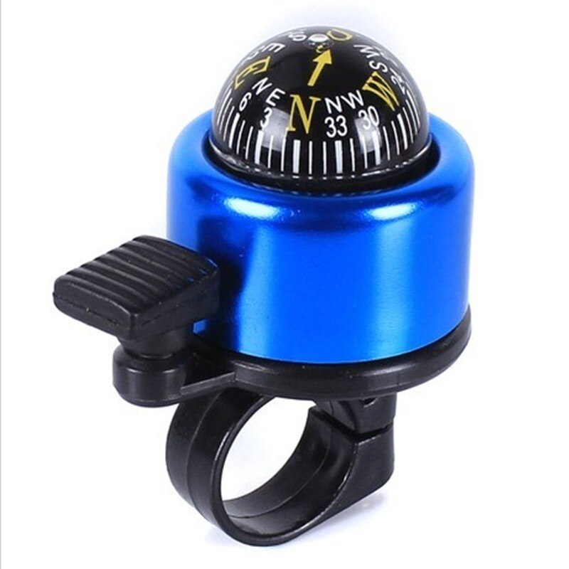 Cloche de vélo VTT boussole aluminium équipement de cyclisme accessoires corne alarme sonore alliage sûr clair