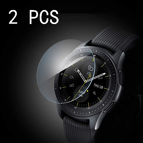 Protector de pantalla de vidrio templado para Samsung Galaxy Watch, antiexplosión película protectora, antigolpes, 42mm, 46mm, 2 uds.: 2 pcs / for gear S3