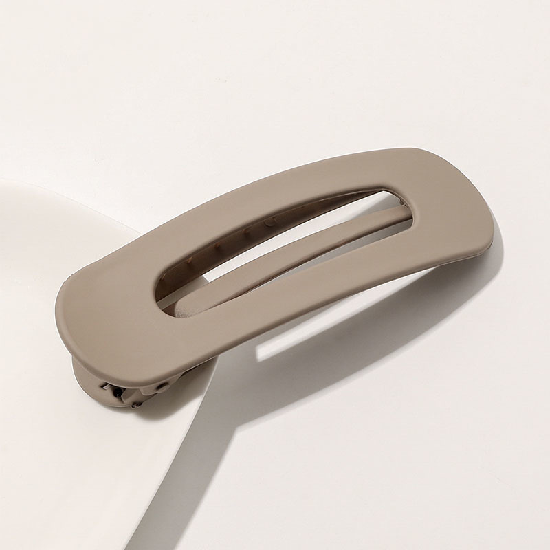 Koreaanse Frosted Grote Haarspeldjes Voor Vrouwen Meisje Haaraccessoires Mode Kleur Effen Acryl Haarspelden Getande Antislip BB Barrette: Rood