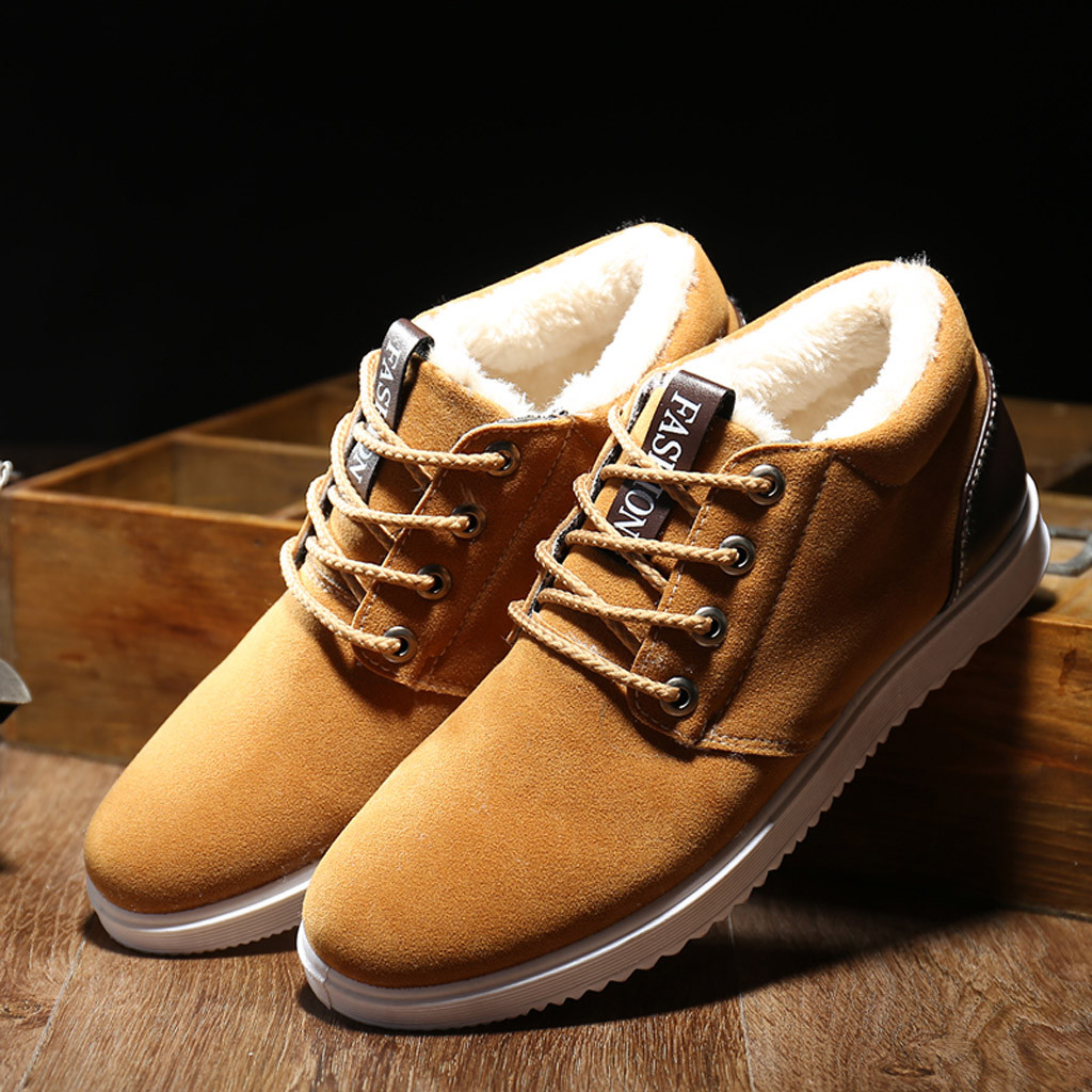 Men Shoes Autumn Winter Boots Winter Men Casual Men Shoes Breathable England Trend Sports shoes Frosted zapatos de hombre