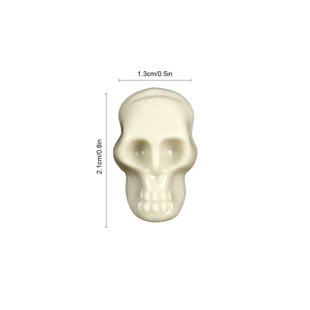 50/100Pcs Halloween Skelet Ornament Halloween Beeldjes Skulls Heads Realistische En Angstaanjagende Mini Skulls Heads Voor Halloween