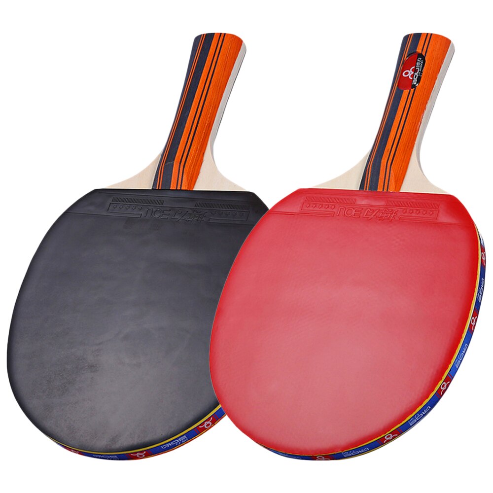 2 Ping Pong Bats 3 Ping Pong Balls Pack Table Tennis Ball and Bat Set Sports Home Exercise: Long Handle