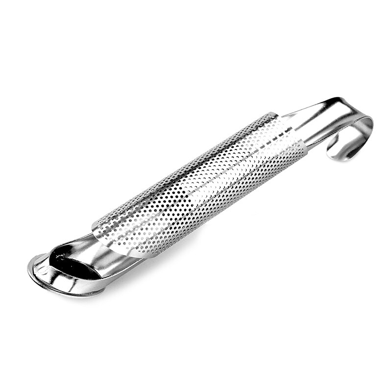 Metalen theezeef voor mok, luxe filter voor puer thee, kruidenthee, accessoires, roestvrijstalen thee-infuserpijp: Default Title