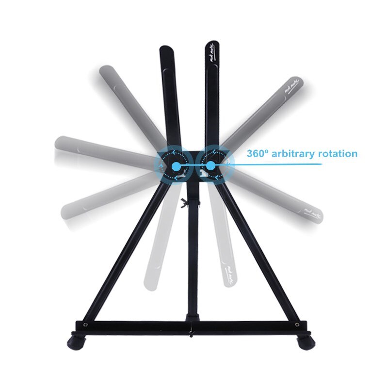 Desktop Triangular Easel Foldable Portable Easel Lightweight and Small Outing Sketching Watercolor Painting Art Supplies