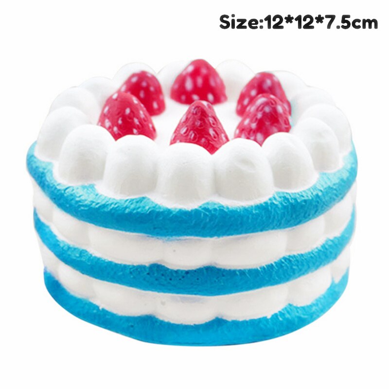 Antistress Squishy Giocattolo Torta Di Compleanno Latte Hamburger Tazza Lento Aumento Spremere DELL'UNITÀ di elaborazione di Simulazione Spuntino Alleviare Lo Stress Giocattoli Per Bambini Regalo: SW-LSDG-114