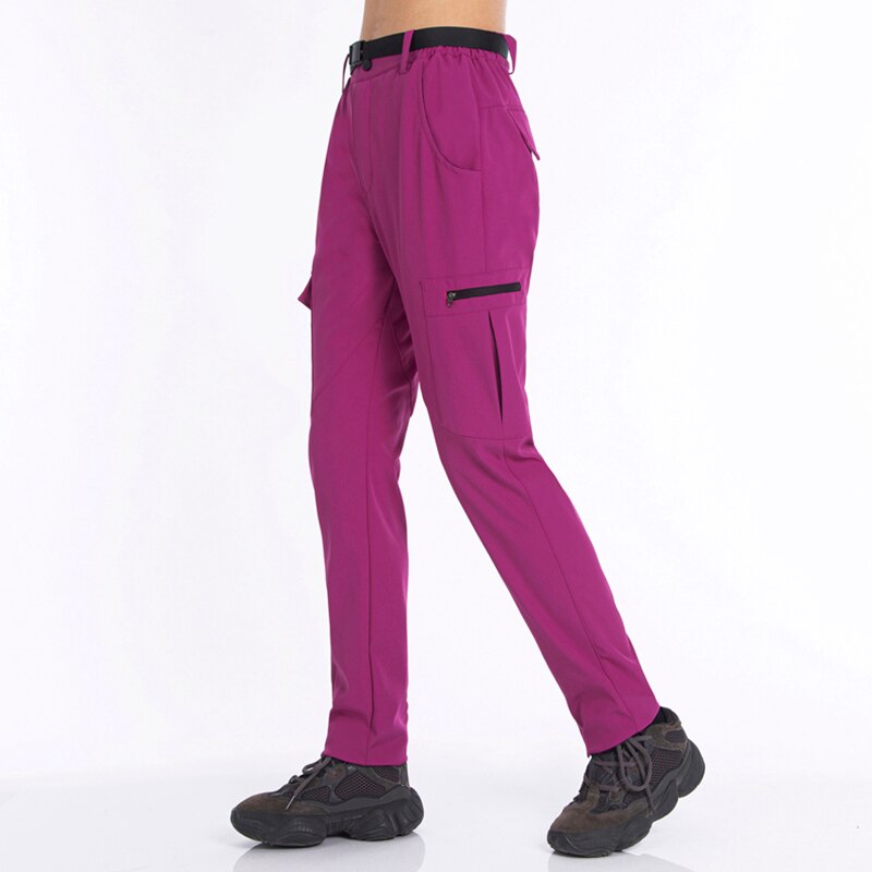 NUONEKO Outdoor Men Women Trekking Pants Quick Dry Elasticity Breathable Hiking Camping Pants Cycling Climbing Trousers PNT43