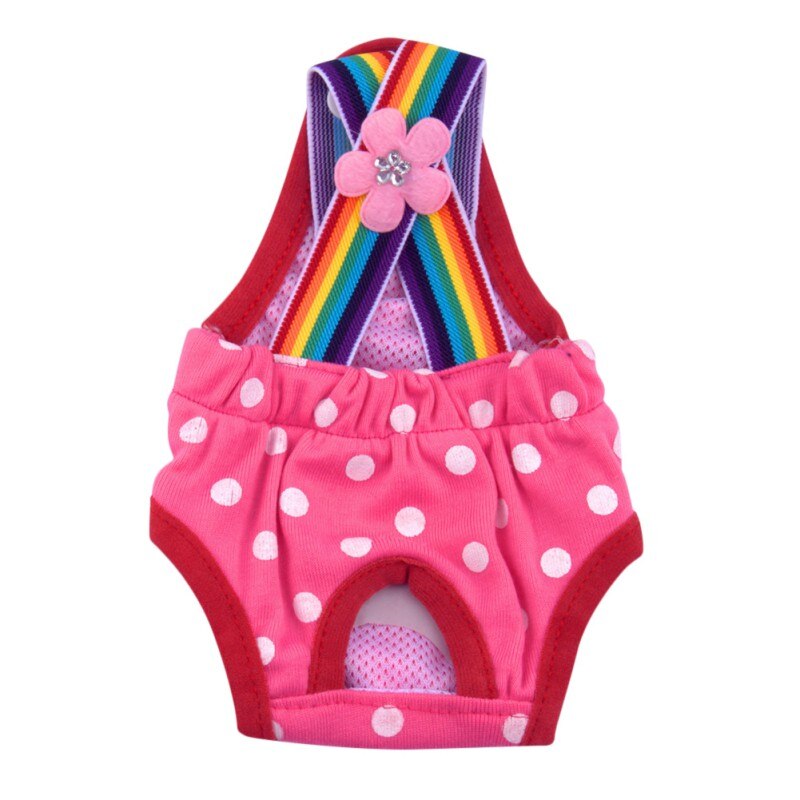 Pet Dog Physiological Pants Adjustable Pets Underwear Dogs Durable Cute Panty Pantys Female Pets Physiological Pants With Straps: B / S