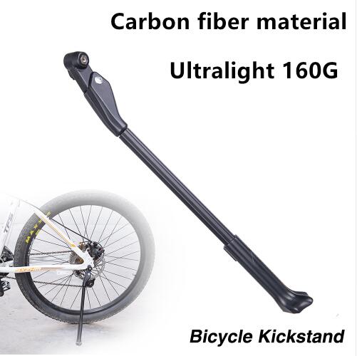 Carbon Fiets Verstelbare Kickstand Side Verblijf Voor 26/27. 5/29/700c Fiets Rack Kick lichtgewicht Stands MTB racefiets quick relea
