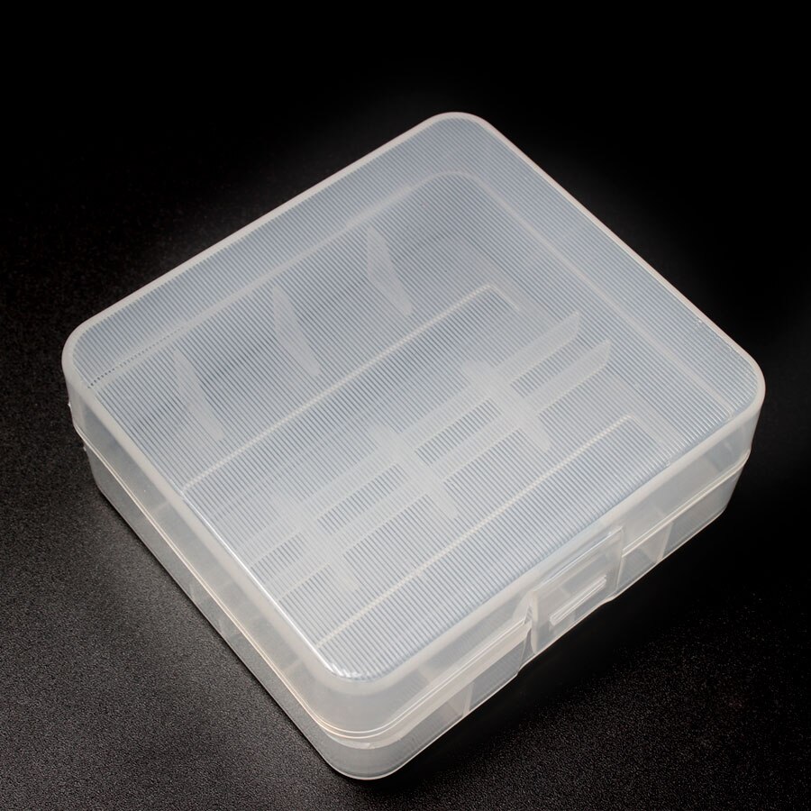 Plastic Transparante Doos 2*26650 Batterij Houder Case Draagbare Plastic 18650 Batterij Opbergdoos Geval Houder
