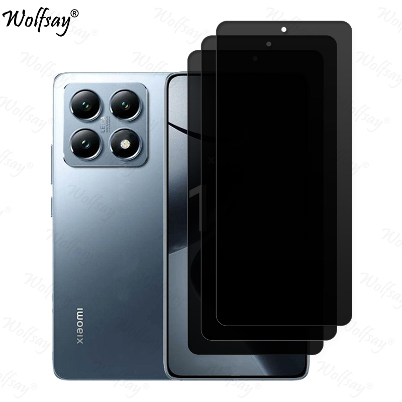 Vidrio templado antiespía para Xiaomi 14T Protector de pantalla de privacidad para Xiaomi 14T 14 T Pro vidrio de cubierta completa para Xiaomi 14T vidrio: Rosa claro /  Opción2
