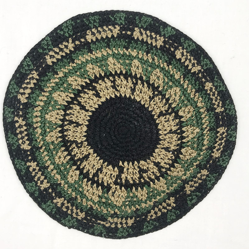 Judaica-gorro de Kippah de punto Judaica, sombrero de Kippah, Yarmulke, Yarmulka, 15cm, 5,9 pulgadas: 2