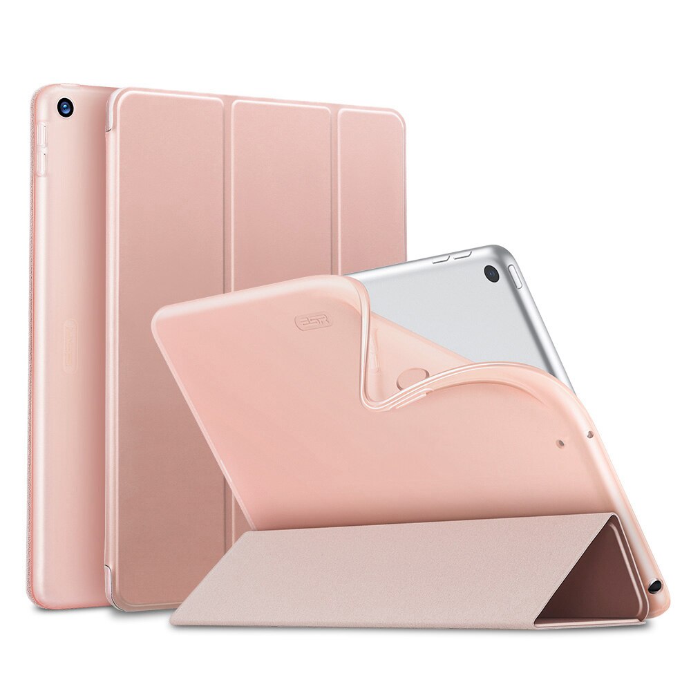 ESR iPad Cover for iPad Mini 5 iPad Pro 10.5'' iPad Air 3/iPad 7th iPad Air TPU Touch Auto Wake Sleep Smart Case: Rose Gold / 2014 iPad Air Air2