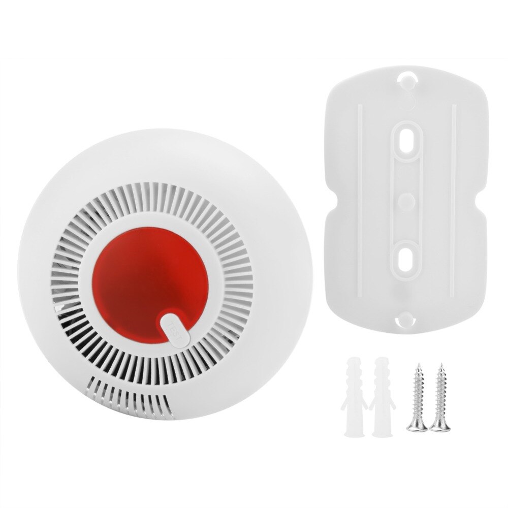 Wireless Smoke Alarm Detector Fire Protection Sensor for Home Security Infrared Photoelectric Sensor