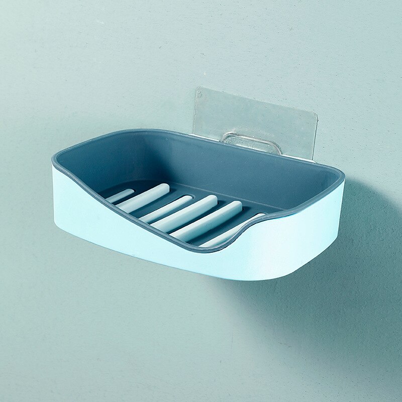 1 Stuks Zeephouder Badkamer Douche Zeepbakje Douche Platen Zeep Opbergdoos Met Afvoer Wandmontage Zelfklevende plastic Benodigdheden kopen vanaf een prijs van 0.68