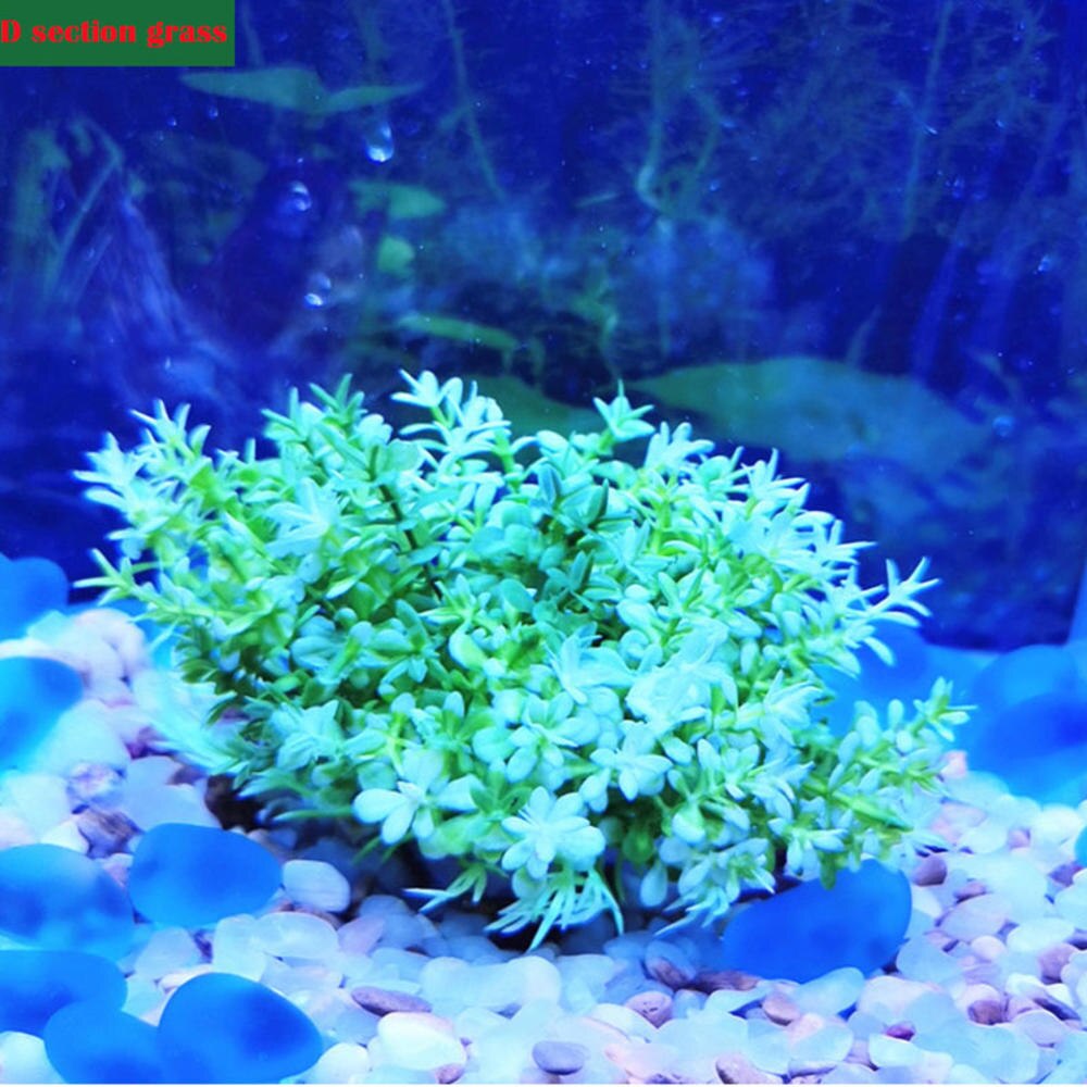 Plante aquatique sous-marine violette et verte, décor d&#39;aquarium pour la maison, Simulation d&#39;aménagement paysager, accessoires pour animaux de compagnie: 4