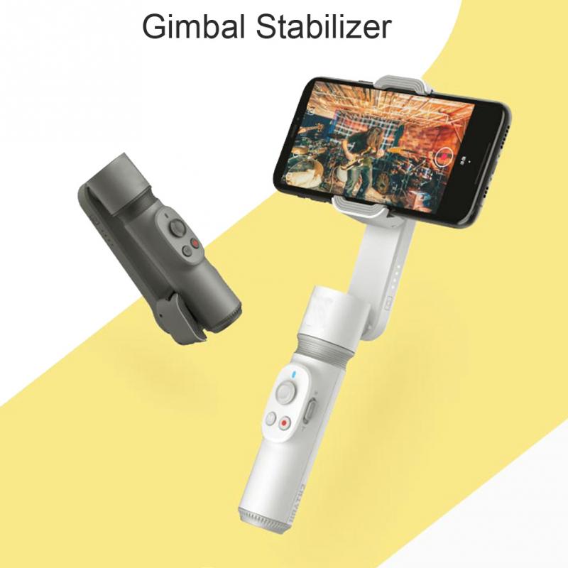 Outdoor Smartphone Action Camera Portable Foldable Photography Gimbal Stabilizer Selfie Stick Quick Release Bluetooth Anti Shake