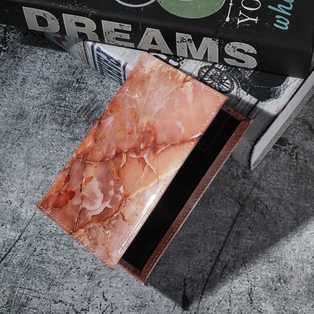 Colorful Marble Style Passport Cover Waterproof Passport Holder Travel Cover Case Passport Card Holder