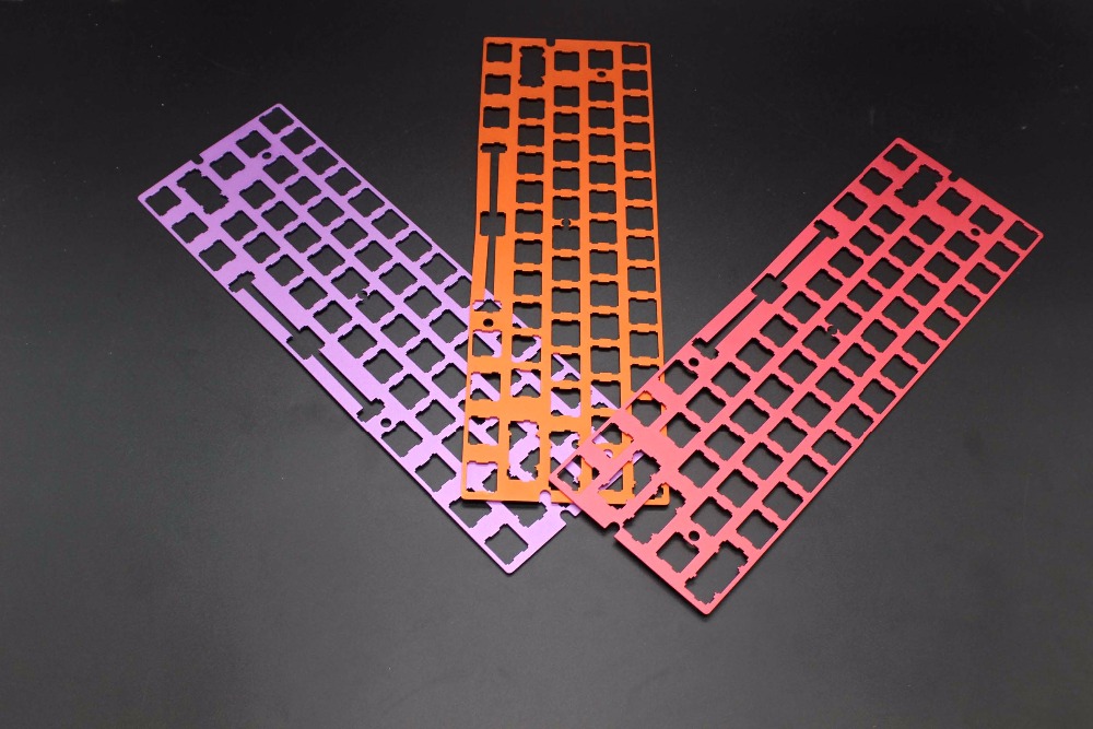 Cool Jazz ANSI Costar Stabilizers Anodized Aluminum Positioning Board Plate Support For GH60 60% Keyboard DIY