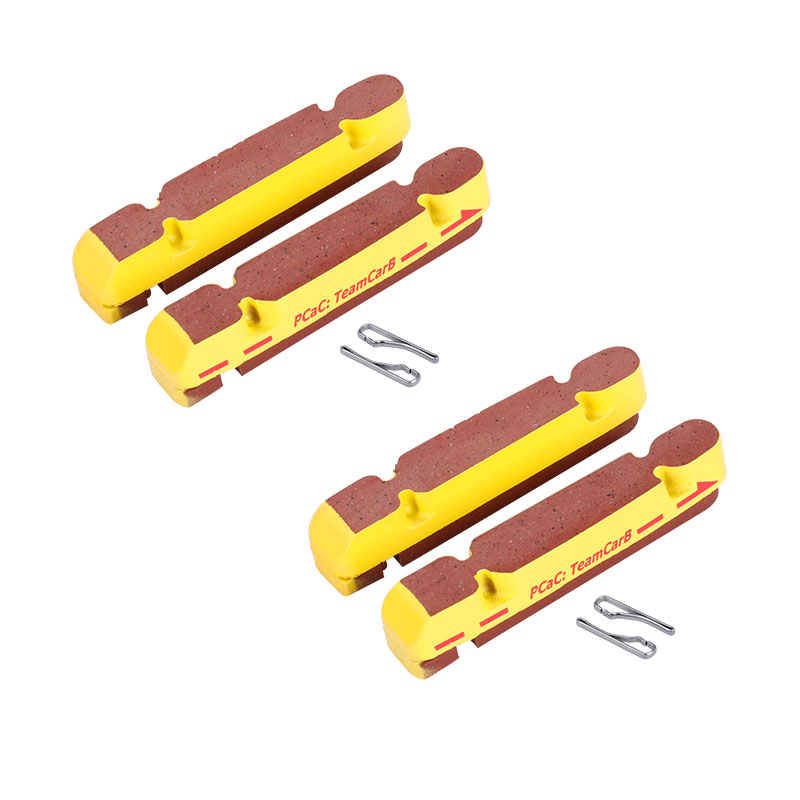 Deemout Remblokken Voor Carbon Velgen Racefiets Remklauw Remmen Inserts Blok Voor Carbon Wielset Warmteafvoer: 2 Pairs