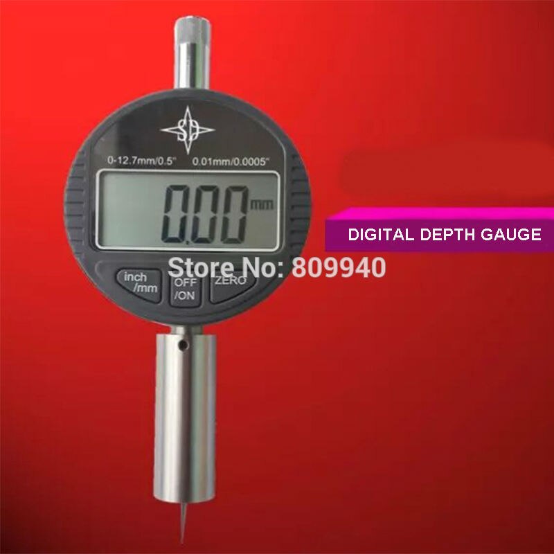 Digital Depth Indicator Electronic Depth Guage Depth Gauge Depth Meter 0-12.7mm 0.01mm