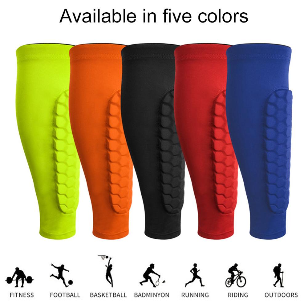 1 PC Waben Shin Guard Sport Fußball Shields Fußball Legging Schienbeinschützern Bein Ärmeln Schutz Getriebe