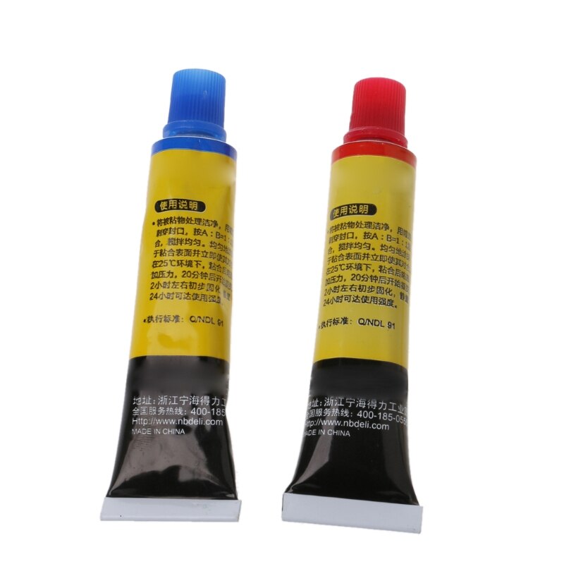 2PCS Epoxy Resin AB Glue All Purpose Adhesive Super Glue For Glass Metal Ceramic