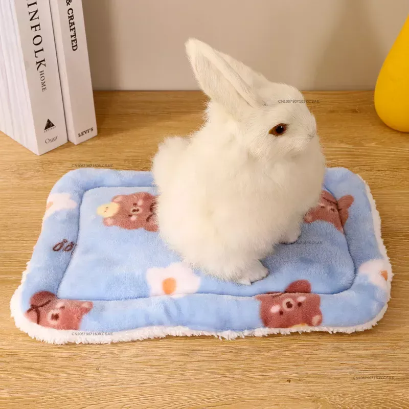 Polymère de lit doux pour petits animaux, accent de maison, accessoires pour lapin chinchilla, overd'inde, écureuil SLaura , hiver