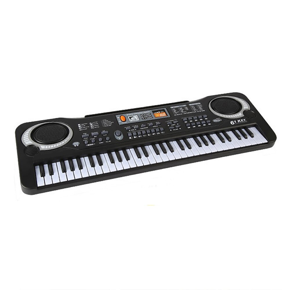 61-- nøgles digitalt elektrisk keyboard bærbart klaver multifunktionelt keyboard med mikrofonmusiktastatur til børnebørn