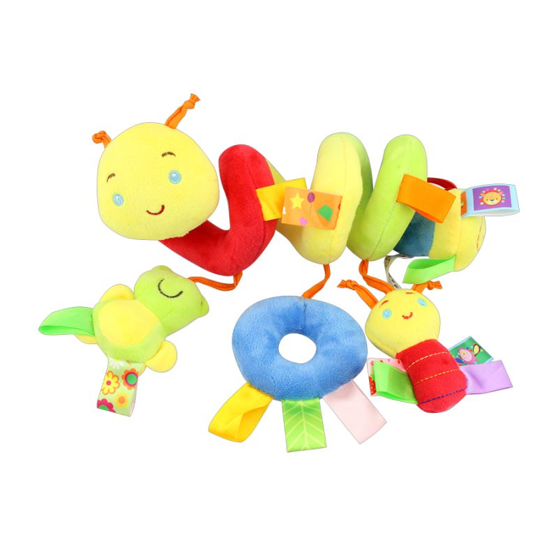 Baby Bett Kinderwagen Auto Sitz Hängen Plüsch Spielzeug Niedliche Cartoon-Tier Handbells Spielzeug Bettwäsche Sets Für Brasilien VIP