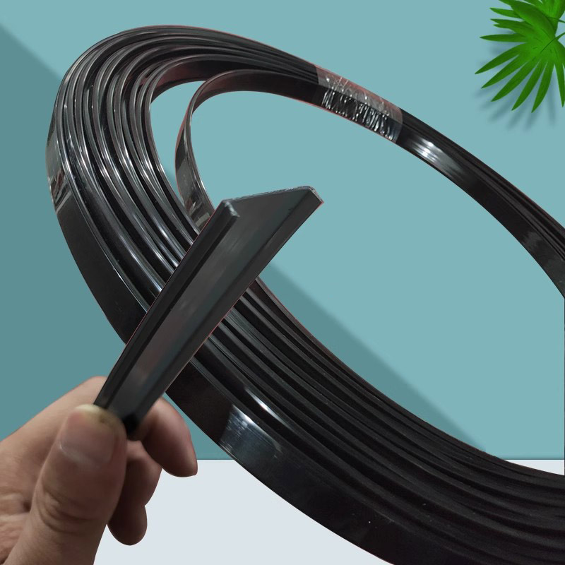 Zwarte LED aluminium profiel siliconen hoes kanaalverspreider U-vormige kast harde bar licht vervangbare lampenkapaccessoires