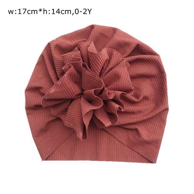 Turbante superelástico para bebé, sombrero fino para niña recién nacida, gorros con lazo de flores para niño pequeño, gorros para bebé , novedad para verano: 16