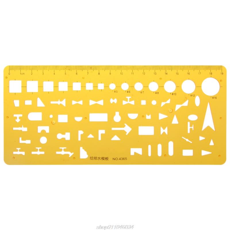 K Resin Drawings Template Ruler For Physical Chemical Instrument Measuring Tool Jy23 21