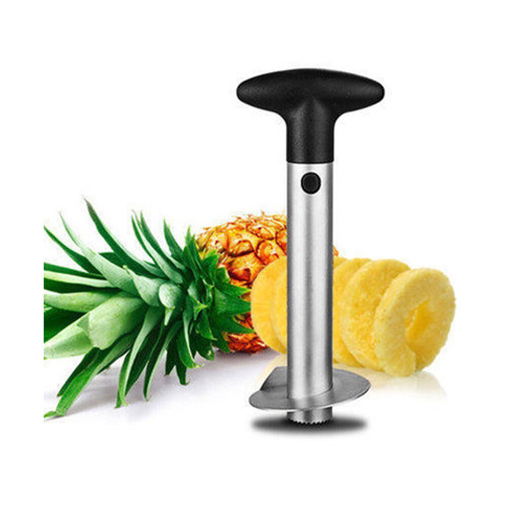 Roestvrij Staal Ananas Dunschiller Roterende Ananas Snijder Ananas Corer Fruit Core Slicer Stem Remover Keuken Tool