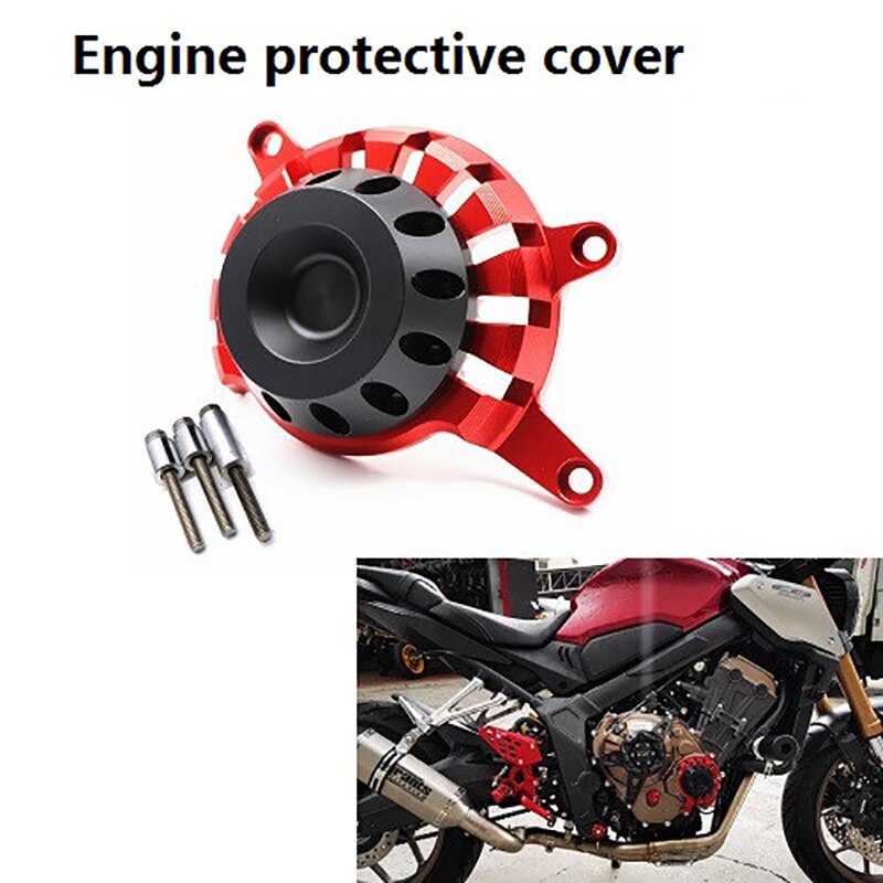 Engine Protective Cover for HONDA CB650F CBR650R + Crash Slider Fall Protector for HONDA CB650R