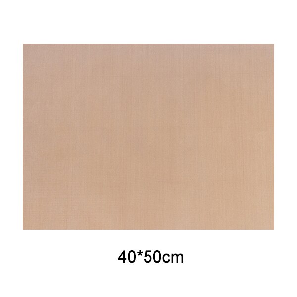 Heat Press Transfer Sheet Pad Non Stick Baking Oilcloth Craft Mat Reusable BBQ Grill Macarons Oven Rack Liner Cooking Paper: 40x50cm Coffee