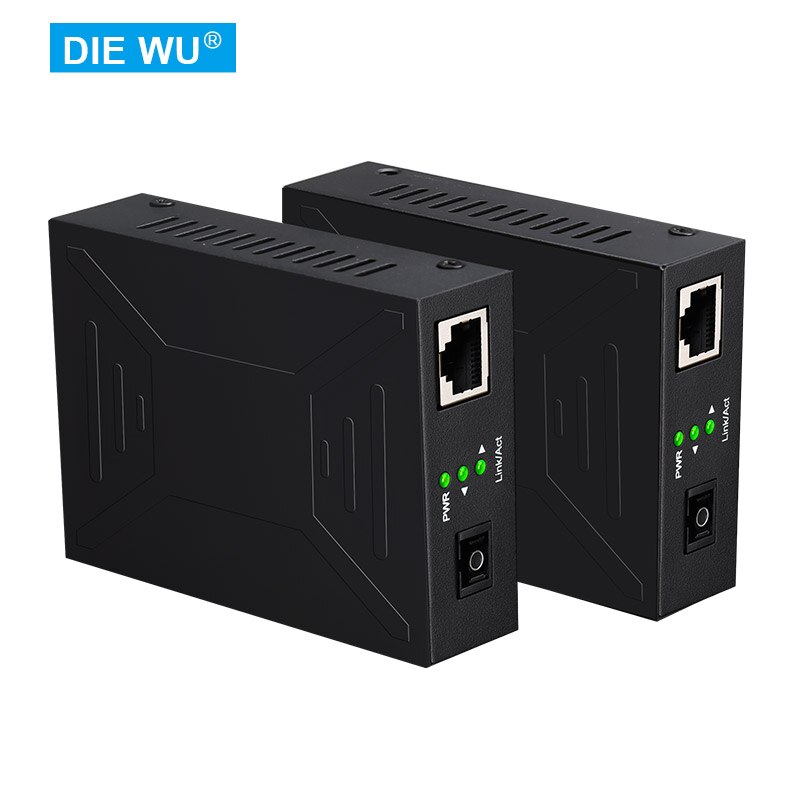 TXE045 a Pair of SC Fiber Media Converter for 10/100 Network 20KM Range 1310nm Ethernet Media Converter Full Duplex