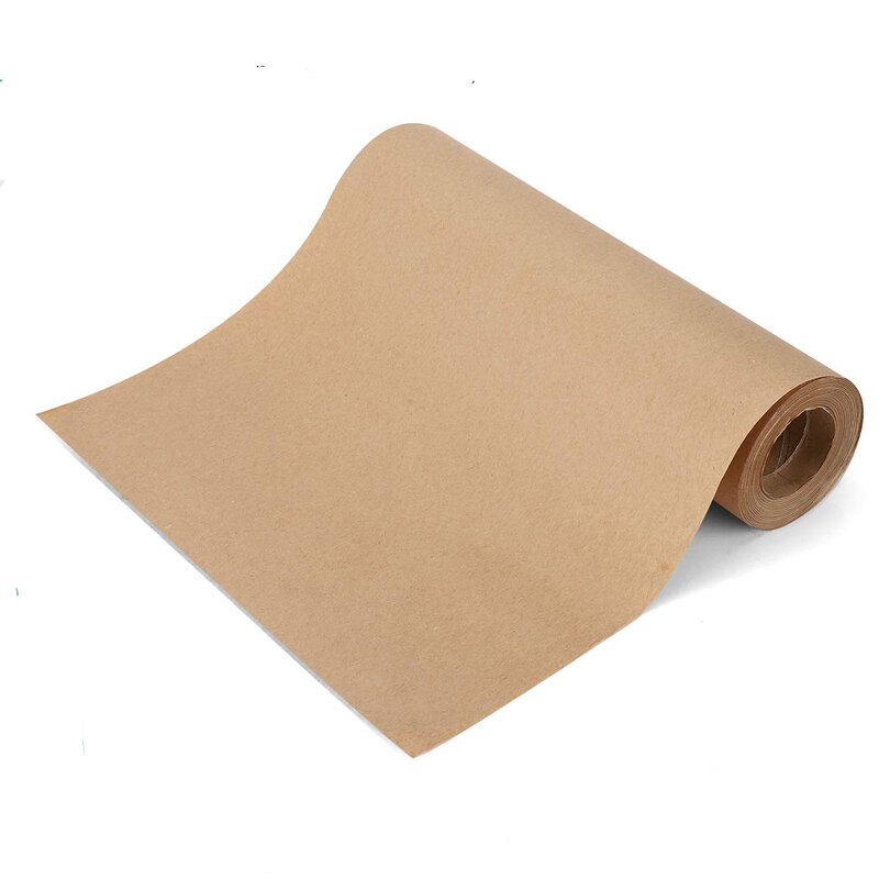 2 Roll Brown Kraft Paper Roll 12 Inch x100 Feet Natural Recyclable Paper for Craft Wrapping Packing X2