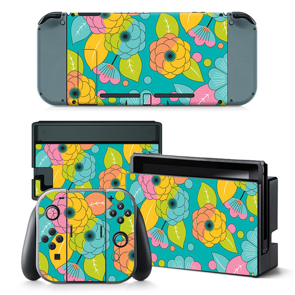 PVC Skins für Nintend Schalter Vinyl Haut Aufkleber Aufkleber Wrap für Nintendo Schalter Konsole Freude-Con Dock Haut: TN-switch-0133